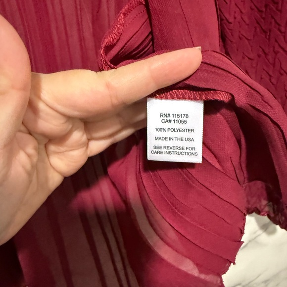 NEW Komarov Burgundy Textured Women's Blazer L - Picture 4 of 6